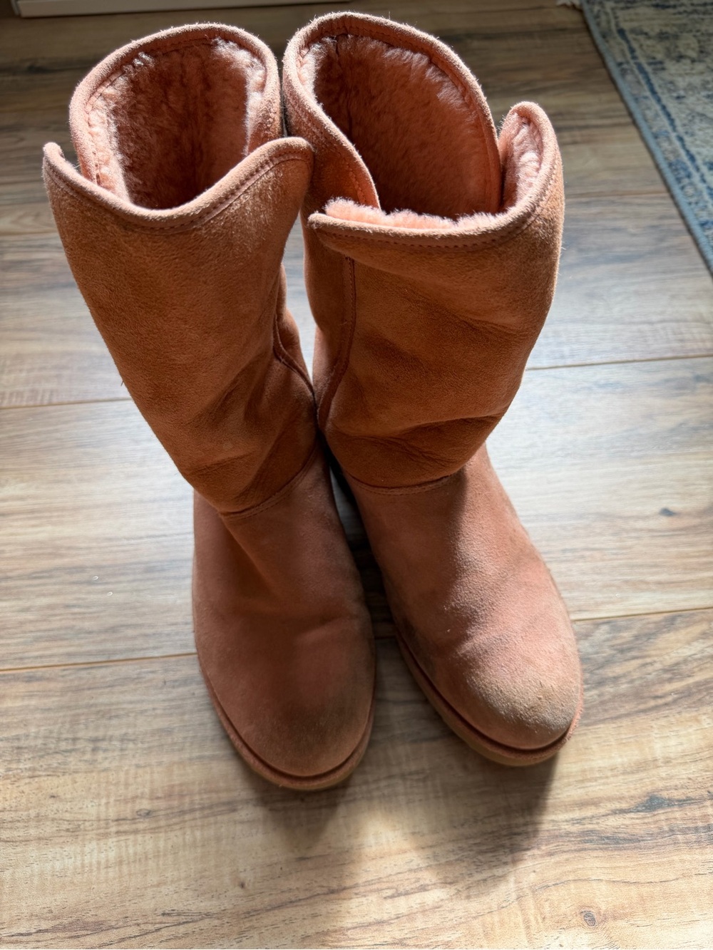 UGG Women's Mid-Calf Suede Boots in Dusty Rose